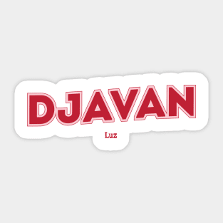 Djavan Sticker